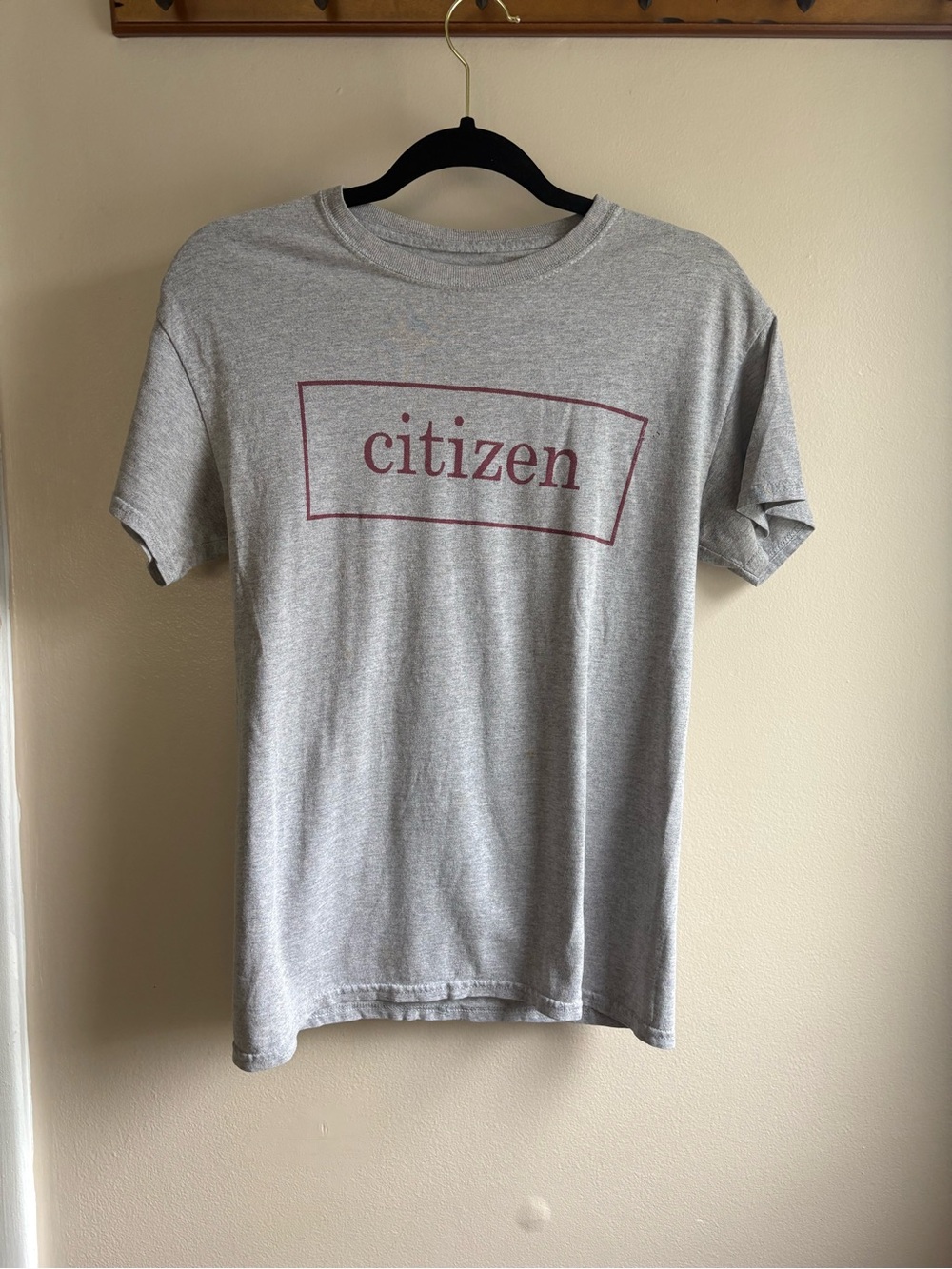 Citizen Youth Grey T‑Shirt with Red Logo